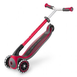 Πατίνι Globber Scooter Elite Αναδιπλούμενο Master Lights Red