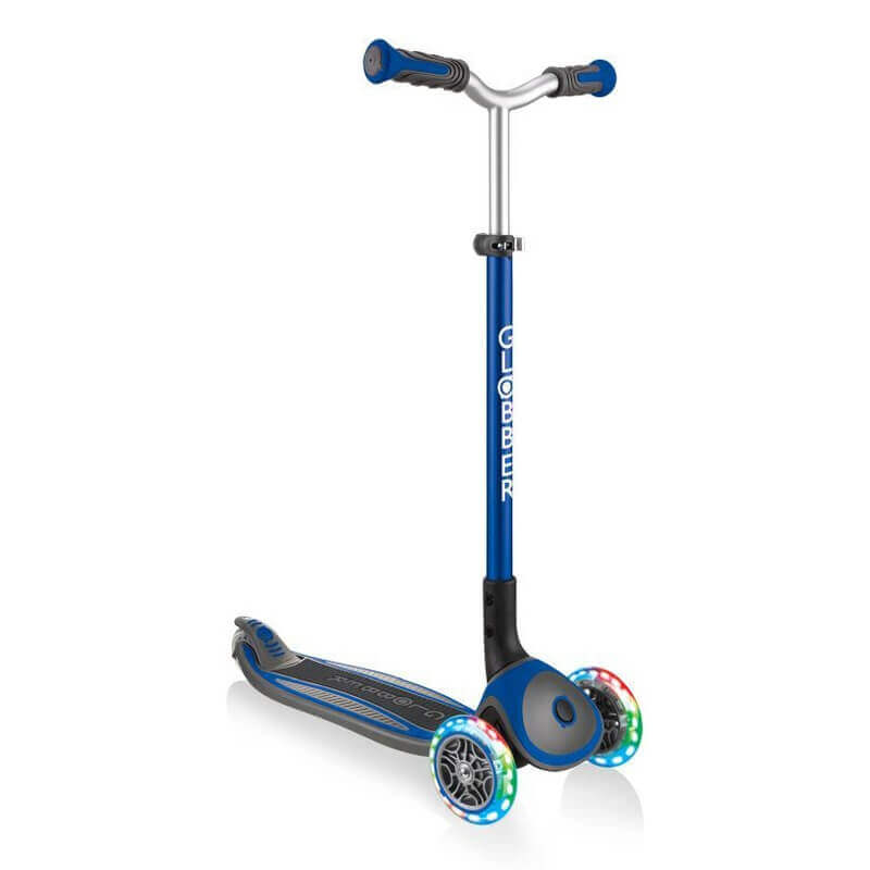 Πατίνι Globber Scooter Elite Αναδιπλούμενο Master Lights Blue Πατίνι Globber Scooter Elite Αναδιπλούμενο Master Lights Blue