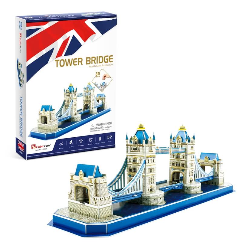 3D Παζλ Tower Bridge 52 κομ (C238h)3D Παζλ Tower Bridge 52 κομ (C238h)