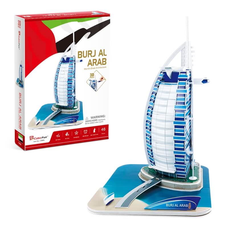 3D Παζλ Burj Al Arab 46 κομ (C065h)3D Παζλ Burj Al Arab 46 κομ (C065h)