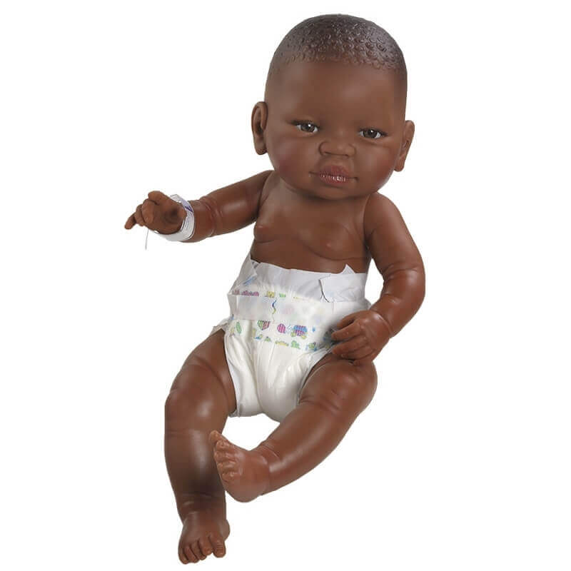 Μωρό Βινυλίου Αγόρι Paola Reina Bebitos Mulato 45cm
