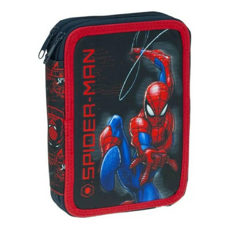 Κασετίνα Γεμάτη Διπλή Spiderman Logo - GIM (337-02100)