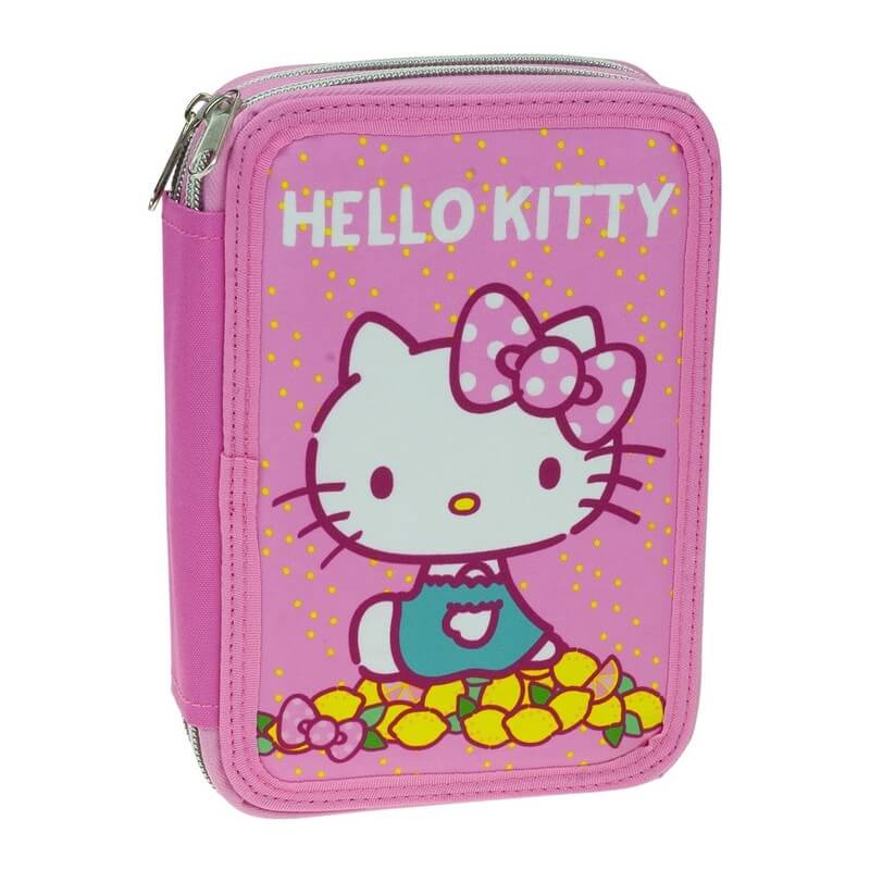 Κασετίνα Γεμάτη Διπλή Hello Kitty Lemonade - GIM (335-70100)