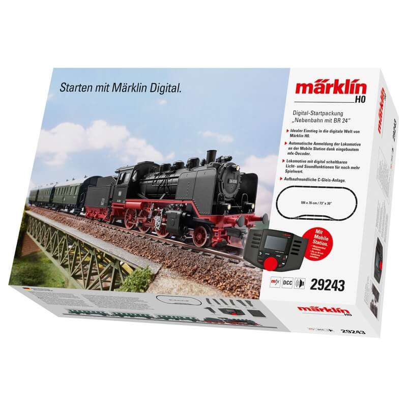 Σετ Τρένο Märklin - Digital Starter Set Branch Line with BR24 (29243)Σετ Τρένο Märklin - Digital Starter Set Branch Line with BR24 (29243)