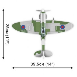Κατασκευή Πολεμικό Αεροπλάνο Supermarine Spitfire MK.VB 335 κομ - Cobi (5725)