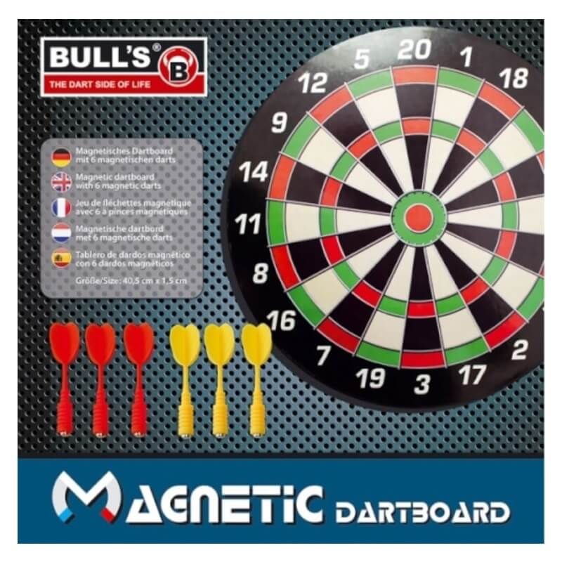 Μαγνητικός Στόχος με 6 Βελάκια - Bull's (68240) Μαγνητικός Στόχος με 6 Βελάκια - Bull's (68240)