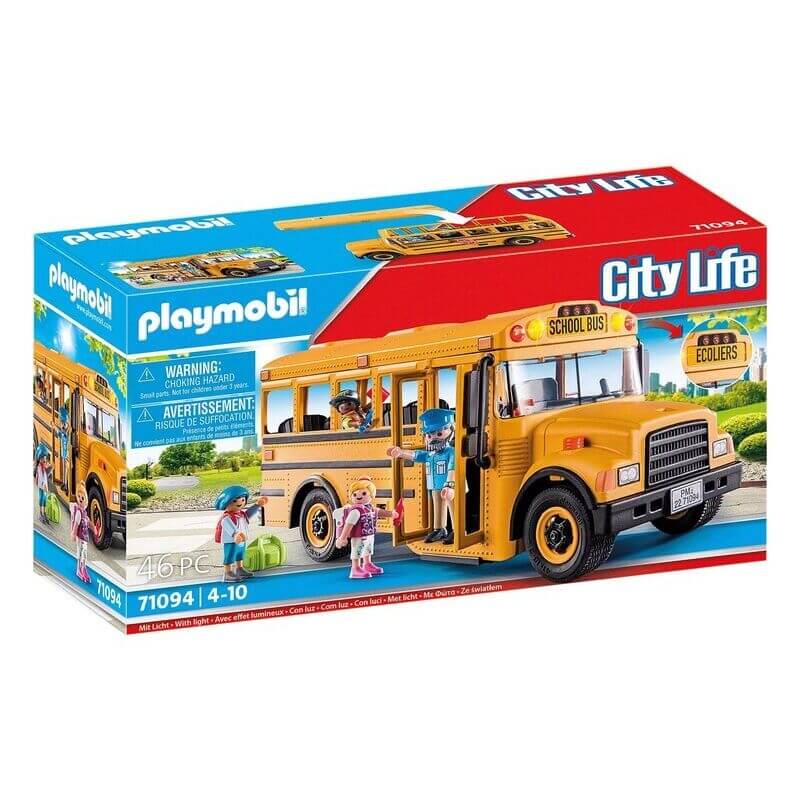 Playmobil City Life - Σχολικό Λεοφωρείο (71094)Playmobil City Life - Σχολικό Λεοφωρείο (71094)