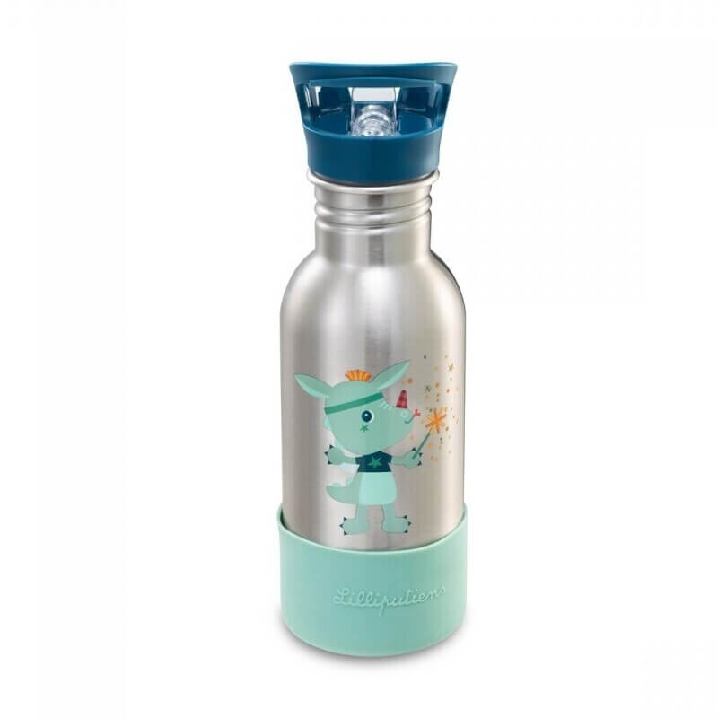 Ανοξείδωτο Μπουκάλι με Πάτο Σιλικόνης Magic Joe 600ml - Lilliputiens (84474) Ανοξείδωτο Μπουκάλι με Πάτο Σιλικόνης Magic Joe 600ml - Lilliputiens (84474)