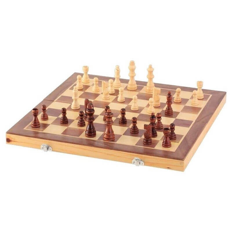 Σκάκι με Ξύλινα Πιόνια 40x40 εκ.
