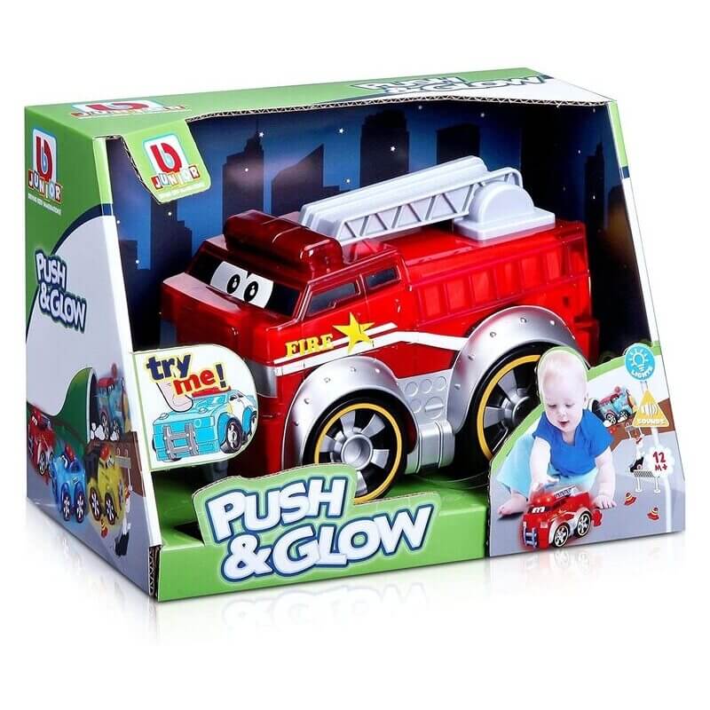 Bburago Junior Push & Glow Πυροσβεστική (89006)Bburago Junior Push & Glow Πυροσβεστική (89006)