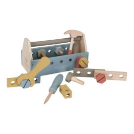 Ξύλινη Εργαλειοθήκη με 20 Εργαλεία - Little Dutch (7078)