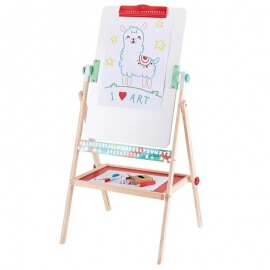 Ξύλινος Πίνακας Διπλής Οψεως Hape Flip Flat Easel (E1063)