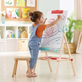 Ξύλινος Πίνακας Διπλής Οψεως Hape Flip Flat Easel (E1063)