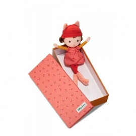Πάνινη Κούκλα Alice σε Κουτί Δώρου - Lilliputiens (83383)