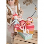 Πάνινη Κούκλα Alice σε Κουτί Δώρου - Lilliputiens (83383)