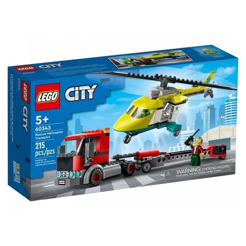 Lego City - Μεταφορικό Ελικοπτέρου Διάσωσης (60343)Lego City - Μεταφορικό Ελικοπτέρου Διάσωσης (60343)