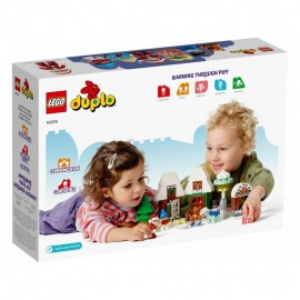 Lego Duplo - Σπίτι από Γλυκά του Άγιου Βασίλη (10976)