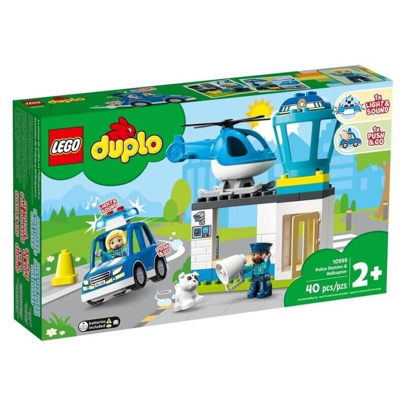 Lego Duplo - Αστυνομικό Τμήμα και Ελικόπτερο (10959)