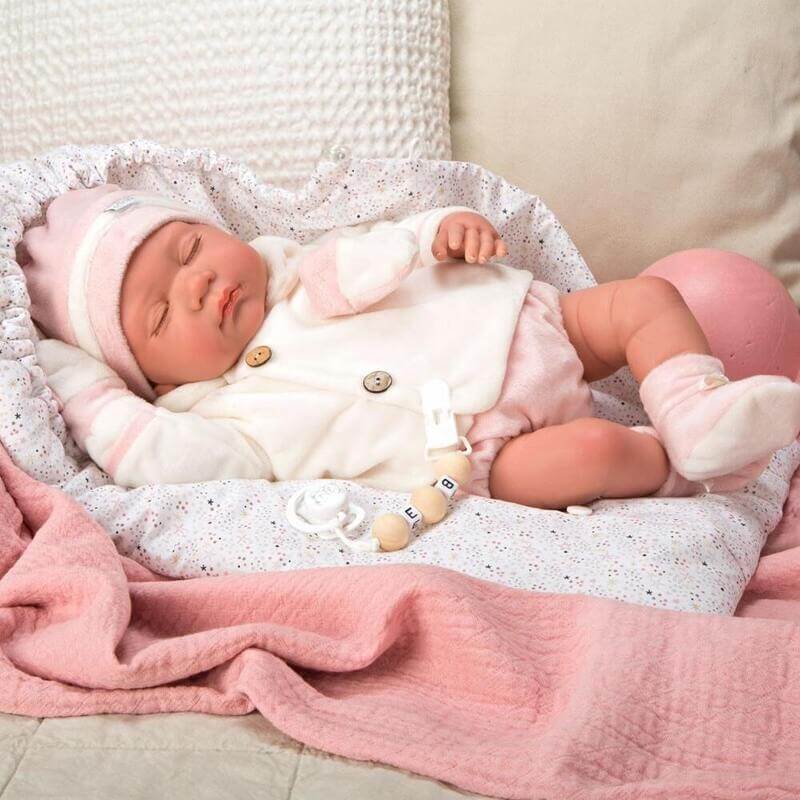 Μωρό Νεογέννητο Reborn Macarena 45 εκ με Κλειστά Μάτια - Munecas Arias (98116) Μωρό Νεογέννητο Reborn Macarena 45 εκ με Κλειστά Μάτια - Munecas Arias (98116)