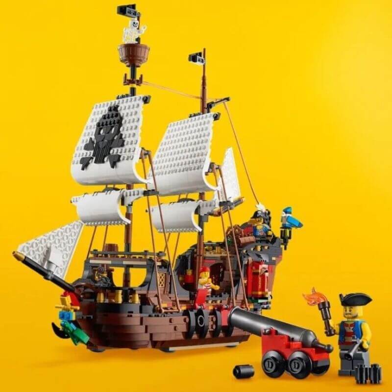 Lego Creator - Πειρατικό Πλοίο Σετ 3σε1 (31109)Lego Creator - Πειρατικό Πλοίο Σετ 3σε1 (31109)