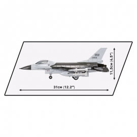 Κατασκευή Πολεμικό Αεροπλάνο F-16C Fighting Falcon - Cobi (5813)