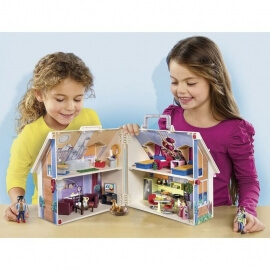 Playmobil Dollhouse - Μοντέρνο Κουκλόσπιτο-Βαλιτσάκι (70985)