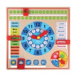 Ξύλινο Ημερολόγιο Tooky Toy (TKC258)
