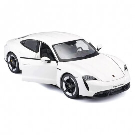 Bburago 1:24 Porsche Taycan Turbo S Λευκό (21098W)