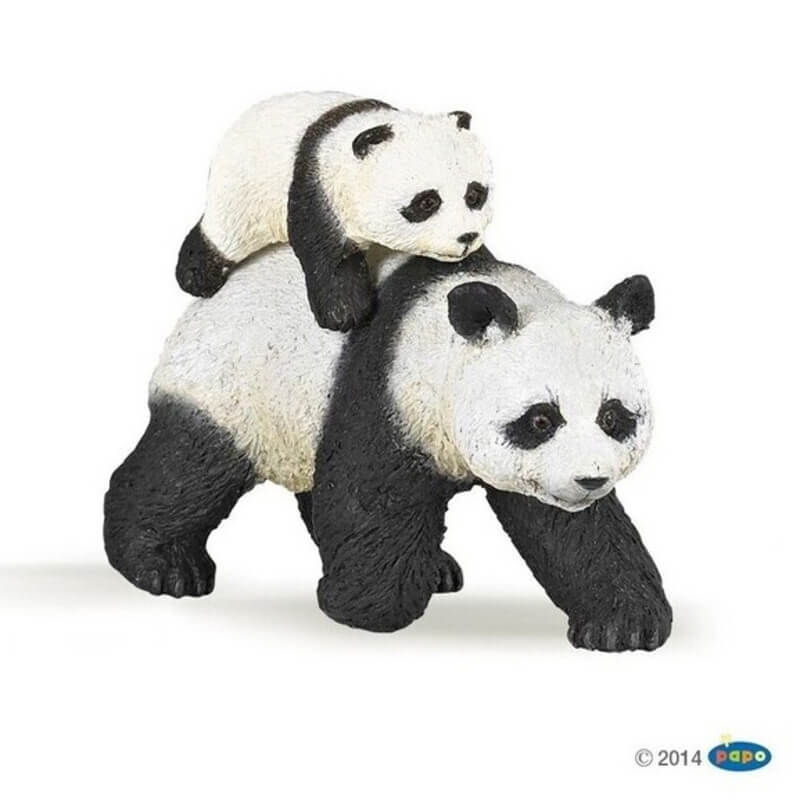 Panda and Baby Panda - Ζωάκια Papo (50071)