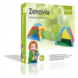 Σετ 2 Σκηνές και 1 Τούνελ "Zenovia"- Knorrtoys (55200)