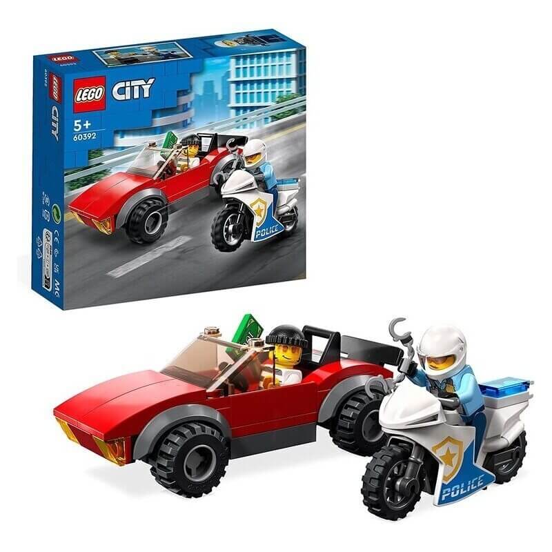 Lego City - Καταδίωξη Αυτοκινήτου Με Αστυνομική Μοτοσικλέτα (60392) Lego City - Καταδίωξη Αυτοκινήτου Με Αστυνομική Μοτοσικλέτα (60392)