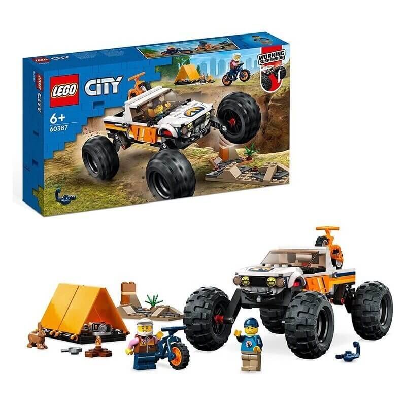 Lego City - Περιπέτειες Με Οχήματα 4X4 Εκτός Δρόμου (60387)