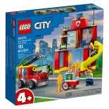 Lego City - Πυροσβεστικός Σταθμός Και Πυροσβεστικό Φορτηγό (60375)