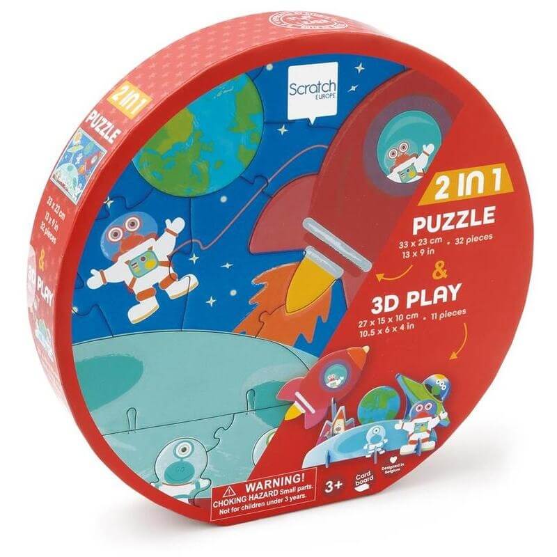 Παζλ 3D "Διάστημα" 2σε1 32-11 κομ - Scratch (6181203) Παζλ 3D "Διάστημα" 2σε1 32-11 κομ - Scratch (6181203)