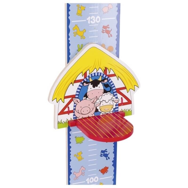 Παιδικό Ξύλινο Αναστημόμετρο "η Φάρμα" - Goki (60800)