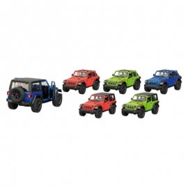 Jeep Wrangler 13εκ με ανοιγόμενες Πόρτες Μπλε - Goki (12314B)