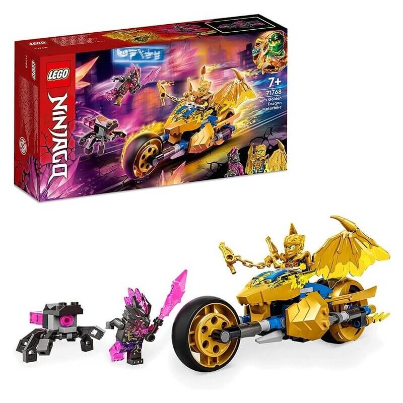 Lego Ninjago - Η Μοτοσικλέτα Golden Dragon του Jay (71768)Lego Ninjago - Η Μοτοσικλέτα Golden Dragon του Jay (71768)