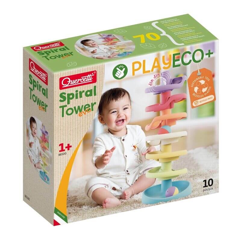 Πύργος-Κατρακύλα με Μπάλες Quercetti Play Eco+ (86500) Πύργος-Κατρακύλα με Μπάλες Quercetti Play Eco+ (86500)