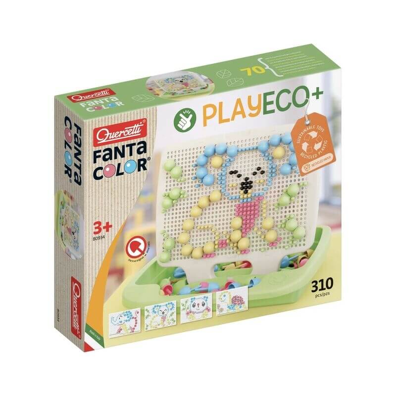 Ψηφιδωτή Κατασκευή Fantacolor με 310 Καρφάκια - Quercetti Play Eco+ (80934) Ψηφιδωτή Κατασκευή Fantacolor με 310 Καρφάκια - Quercetti Play Eco+ (80934)