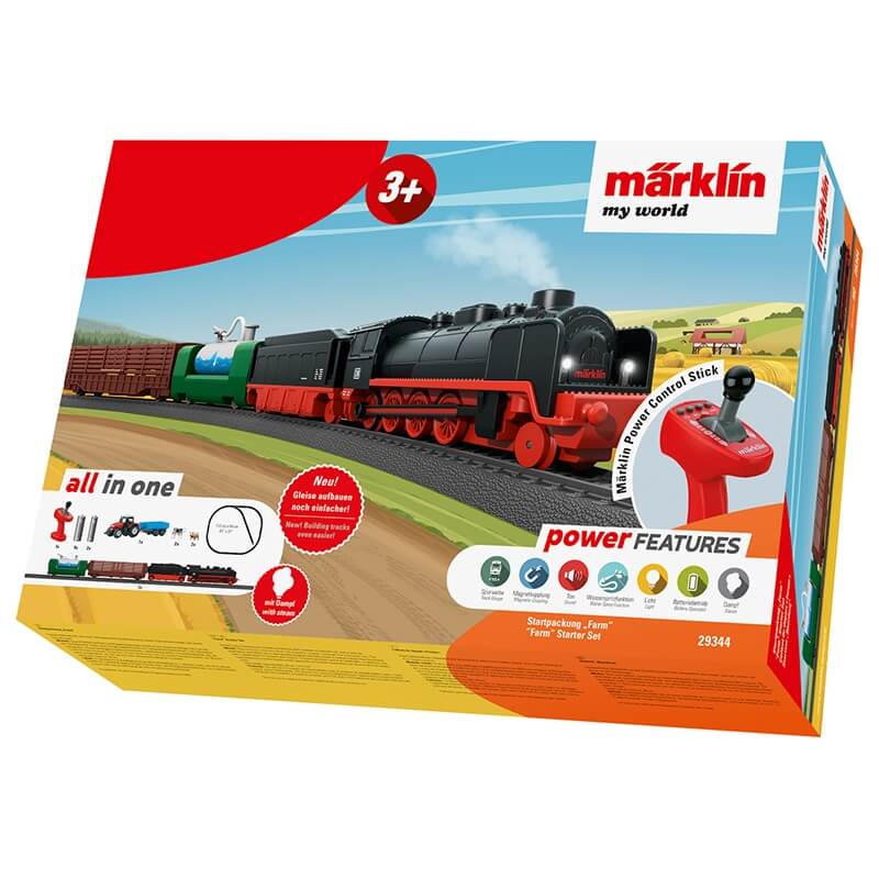 Σετ Τρένο "Φάρμα" με Ατμομηχανή Märklin my World 3+ (29344)