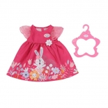 Φόρεμα για Κούκλα 43εκ Ροζ με Λαγουδάκι - Baby Born (832639)