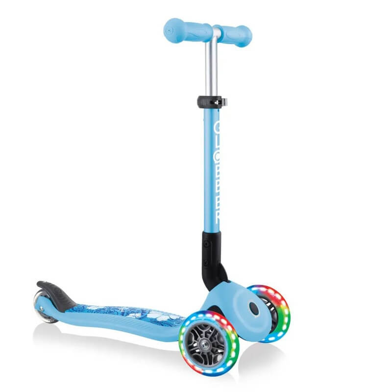 Πατίνι Globber Αναδιπλούμενο Junior Foldable Fantasy Lights Flowers Pastel Blue (433-200) Πατίνι Globber Αναδιπλούμενο Junior Foldable Fantasy Lights Flowers Pastel Blue (433-200)