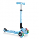Πατίνι Globber Αναδιπλούμενο Junior Foldable Fantasy Lights Flowers Pastel Blue (433-200)