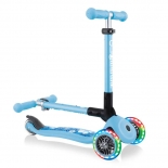 Πατίνι Globber Αναδιπλούμενο Junior Foldable Fantasy Lights Flowers Pastel Blue (433-200)