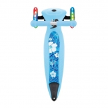 Πατίνι Globber Αναδιπλούμενο Junior Foldable Fantasy Lights Flowers Pastel Blue (433-200)
