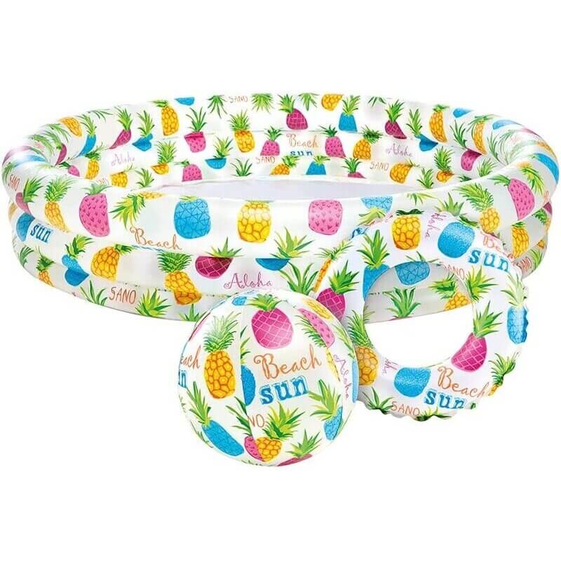 Φουσκωτή Πισίνα Pineapple Splash Set - Intex (59469NP) Φουσκωτή Πισίνα Pineapple Splash Set - Intex (59469NP)