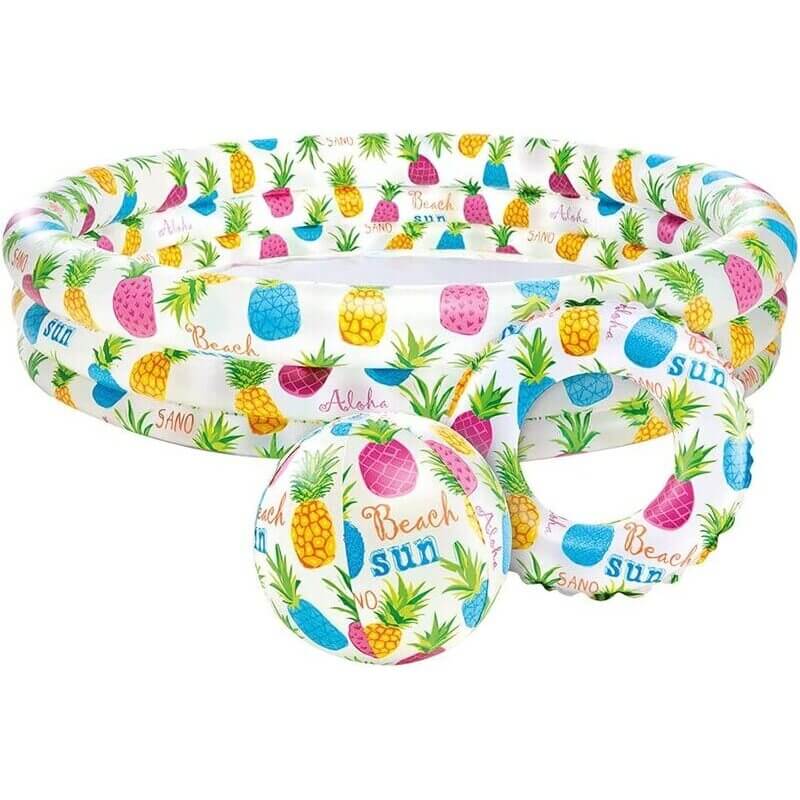 Φουσκωτή Πισίνα Pineapple Splash Set - Intex (59469NP)Φουσκωτή Πισίνα Pineapple Splash Set - Intex (59469NP)