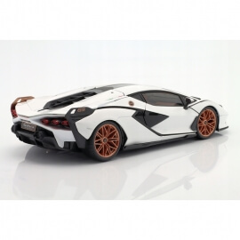 Bburago 1:18 Lamborghini Sian FKP 37 Λευκό (11046BK)