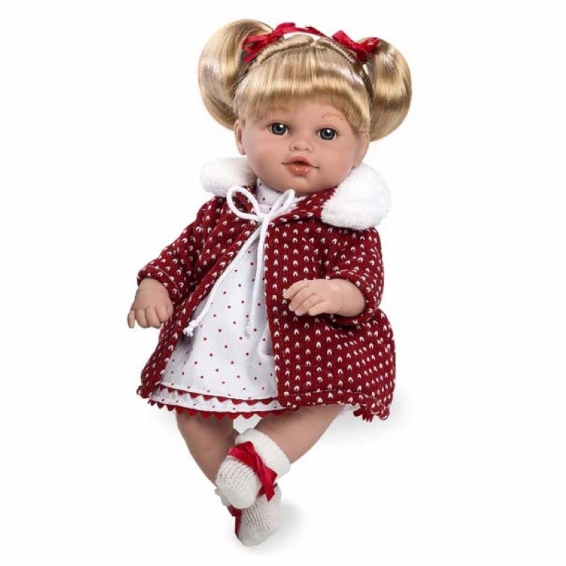 Κούκλα με Πιπίλα και 'Ηχους - Emma Κόκκινη-33cmΚούκλα με Πιπίλα και 'Ηχους - Emma Κόκκινη-33cm