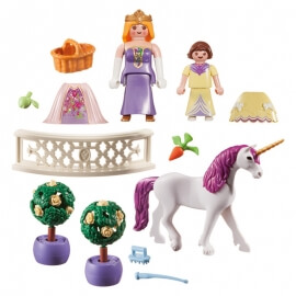 Playmobil Princess - Maxi Βαλιτσάκι Πριγκίπισσες με Μονόκερο (70107)